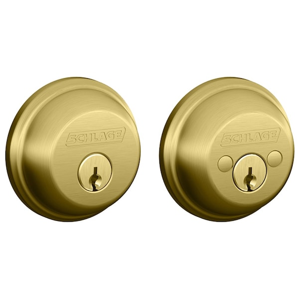 Grade 1 Double Cylinder Deadbolt Lock, Conventional Cylinder, 5 Pins, Keyed Alike Group of 4, Dual O